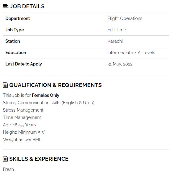 AirSial Jobs 2022